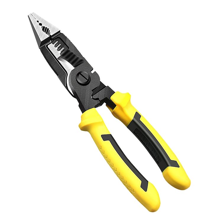 Multifunction Electric Pliers Long Nose Electrician Wire Stripping Cutter