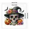 Skull-11CT Stamped Cross Stitch 40*40cm/15.75*15.75in tapestrymarket