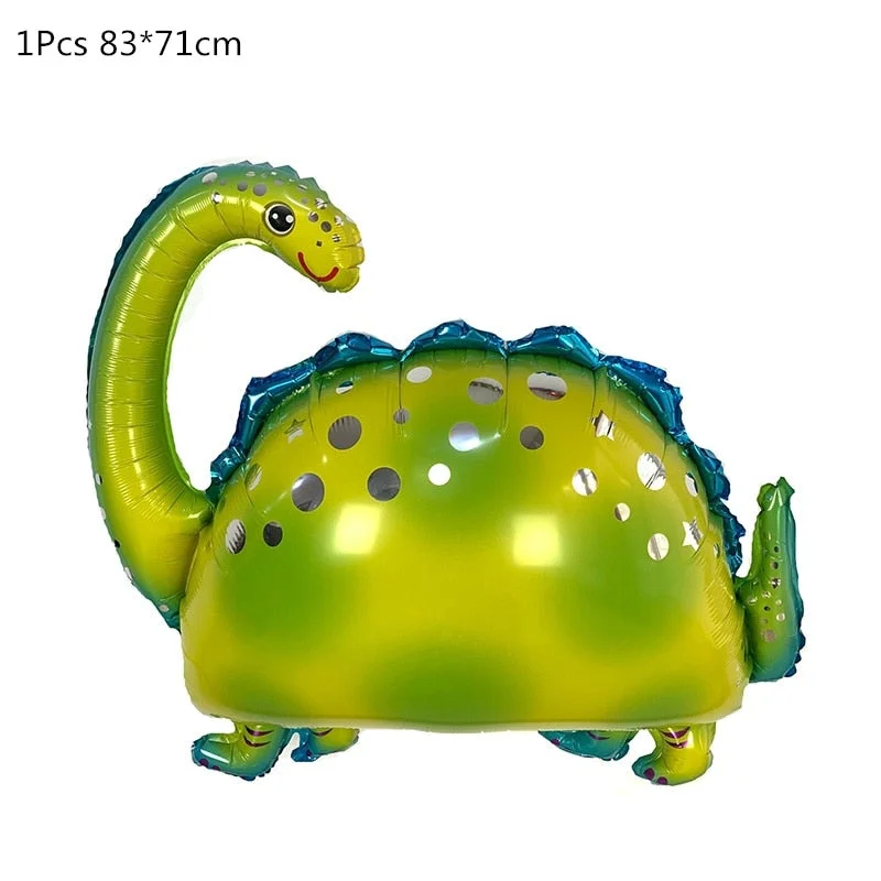 Dinosaur Birthday Party Dinosaur Foil Balloon Confetti Latex Ballons Dino Air Baloon Globos Kids Animal Jungle Party Decoration