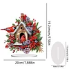 Diamond Painting Christmas Bird Table Top Ornament Kits for Home Office