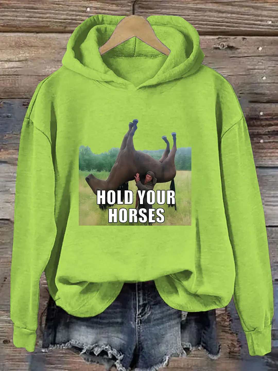 Hold Your Horses Funny Hoodie