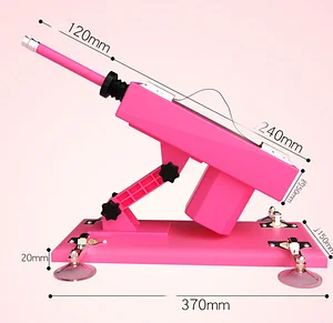 Pumping Gun - Full-automatic Simulated Penis Masturbation Telescopic Dildos Machine