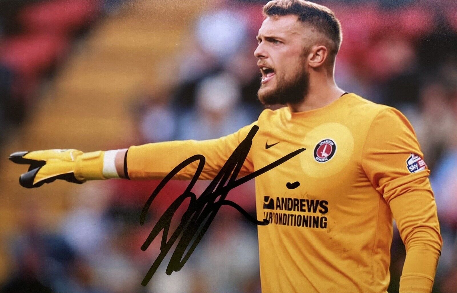 Ben Hamer Genuine Hand Signed Charlton Athletic 6X4 Photo Poster painting