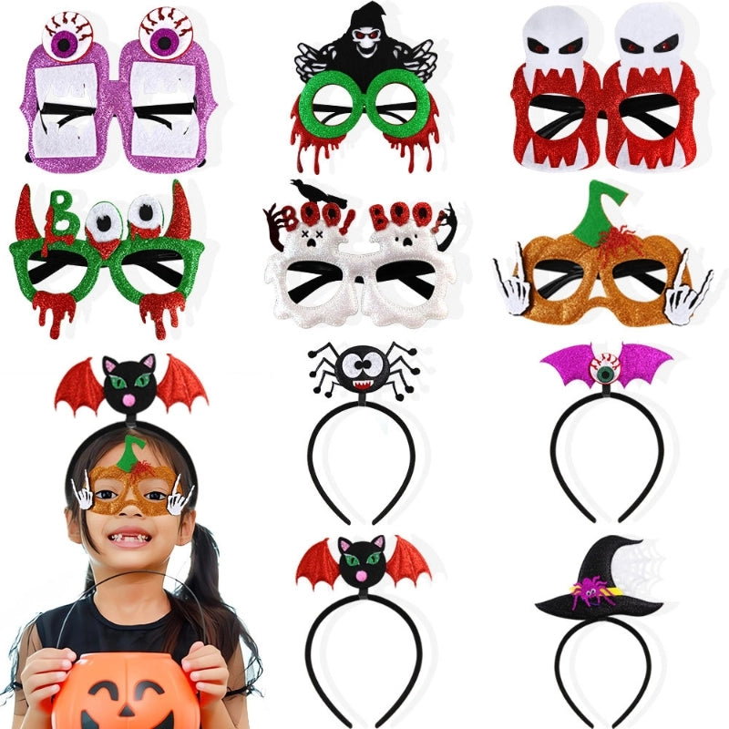 Halloween Cute Funny Pumpkin Spider Bat Plastic Party Festival Costume Props Decorative Props