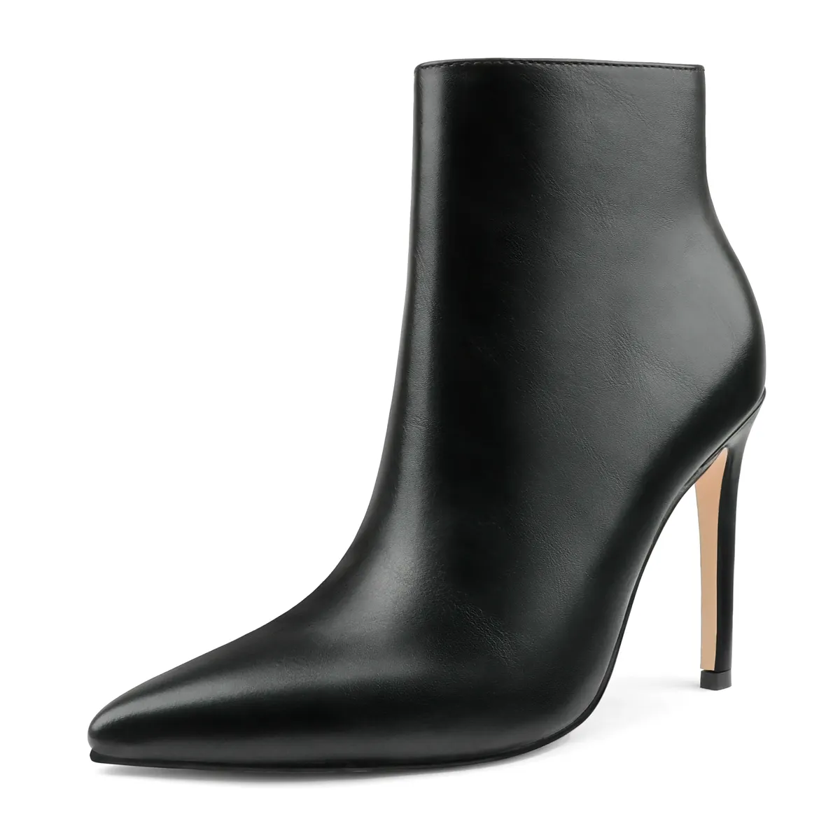 10cm/3.94" Women's Closed Pointed Toe Stilettos Heels Ankle Boots