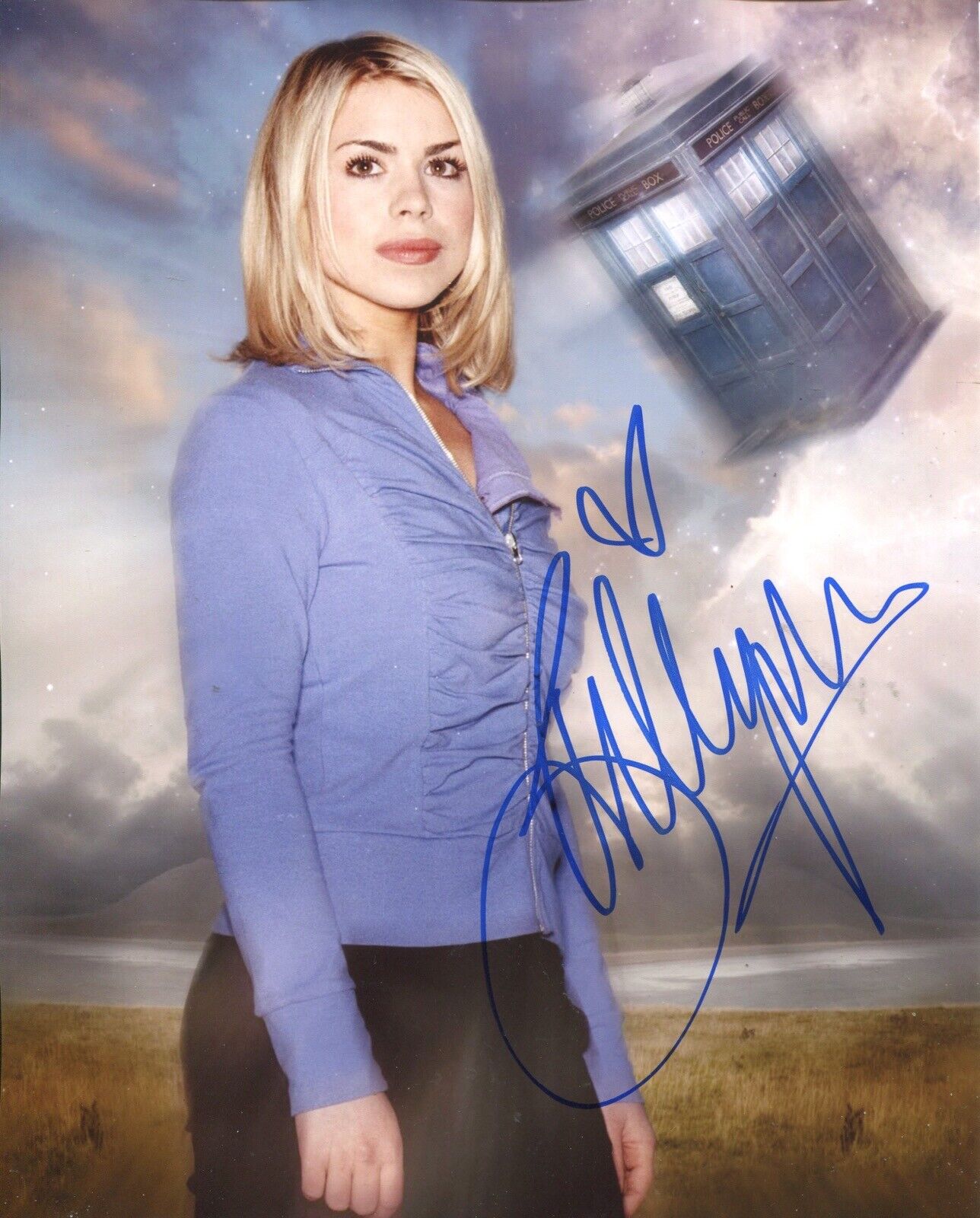 Billie Piper signed DOCTOR WHO 8x10 Photo Poster painting