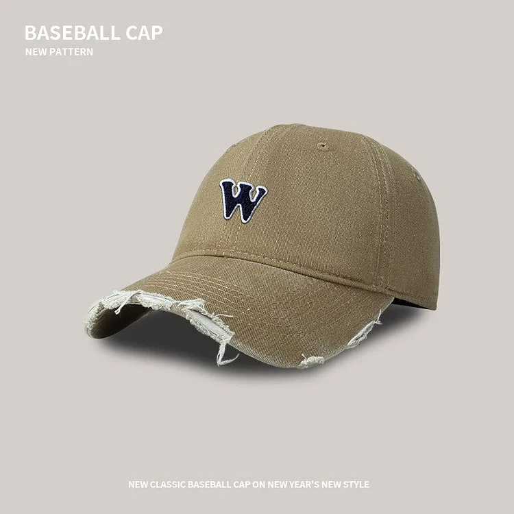 Letter W 2023 Corduroy Caps Outdoor Sports Baseball Cap For Men Letter Embroidery Hip Hop Snapback Stylish Women Hats Bone