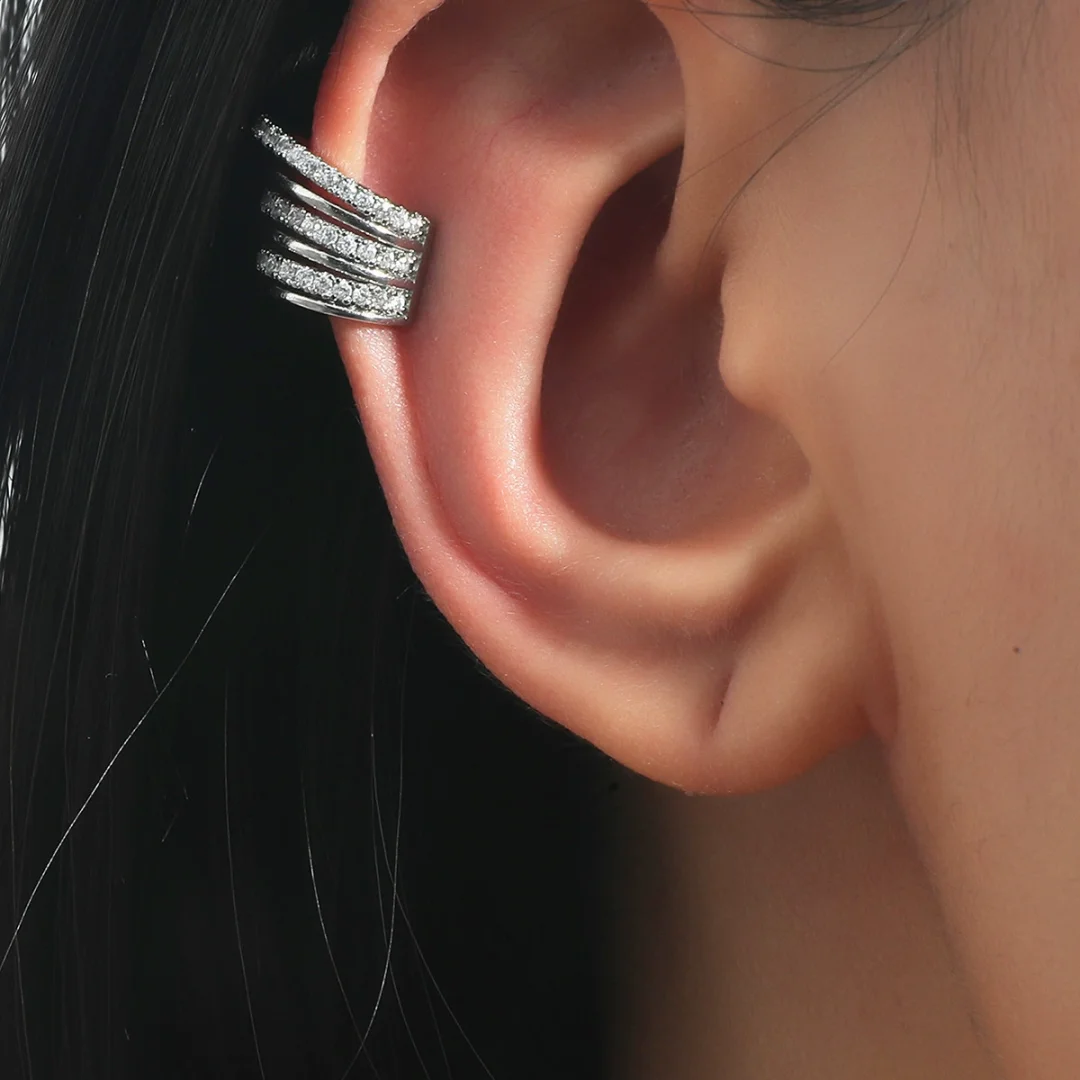 Zirconia Pierced Earrings