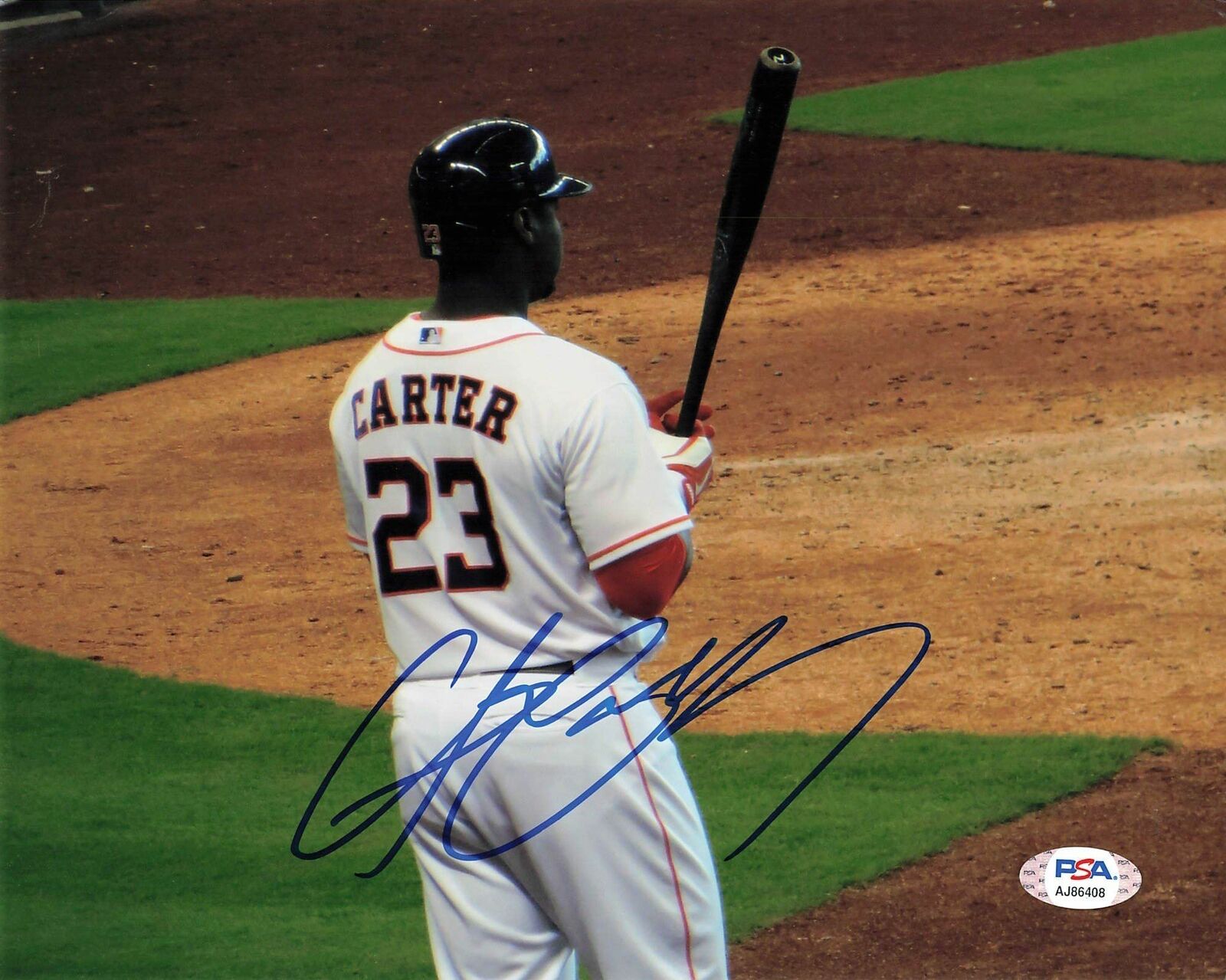 CHRIS CARTER signed 8x10 Photo Poster painting PSA/DNA Houston Astros Autographed