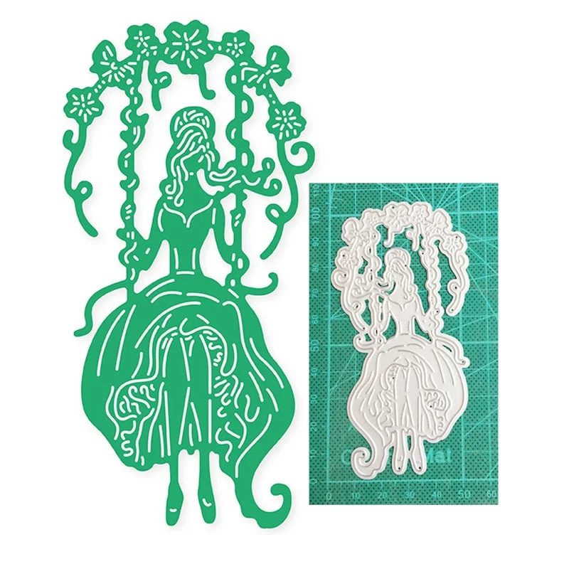 2021 New Craft Dies Africa Woman Metal Cutting Dies Cut Die Mold Decoration Scrapbook Dies Knife Mould Blade Punch Stencils Dies