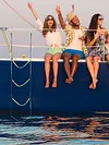 Boat Ladders Foldable Water Ladder Marine Rope Ladder for Fishing Boarding Swim