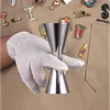 Premium Magnetic Split Bar Jigger Precise Measuring Mixology Tool