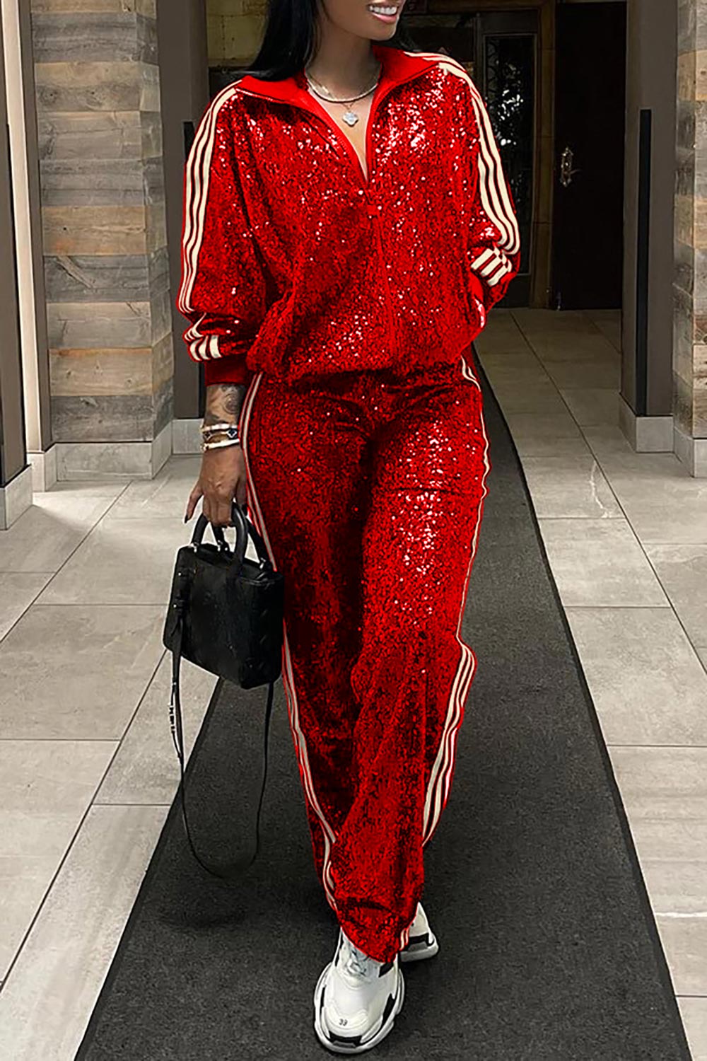 Plus Size Sparkly Sequin Dresses | Xpluswear