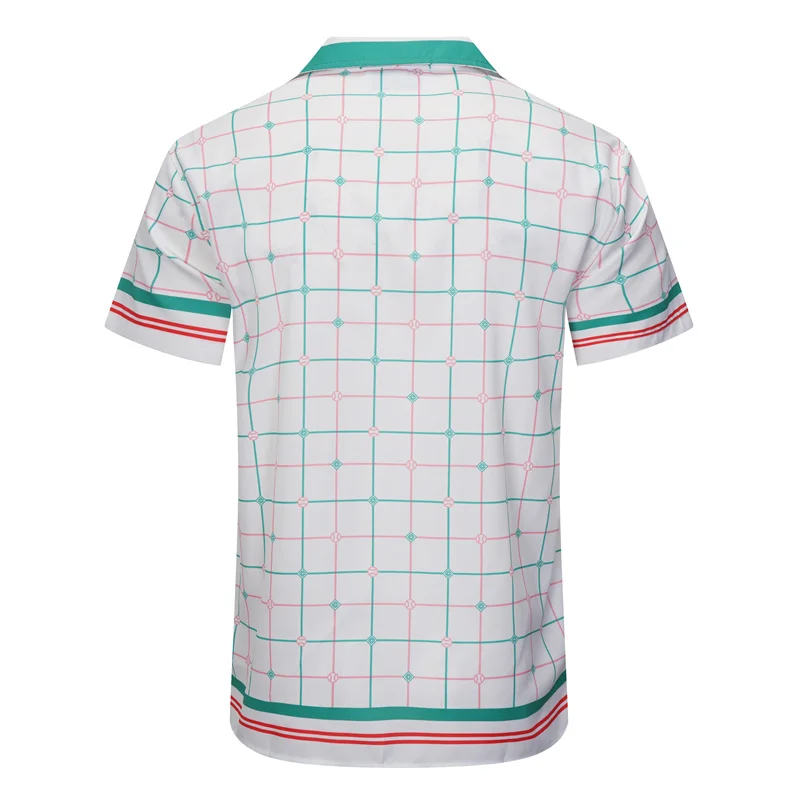 Casablanca 2023SS New Product Silk Short Sleeve Shirt