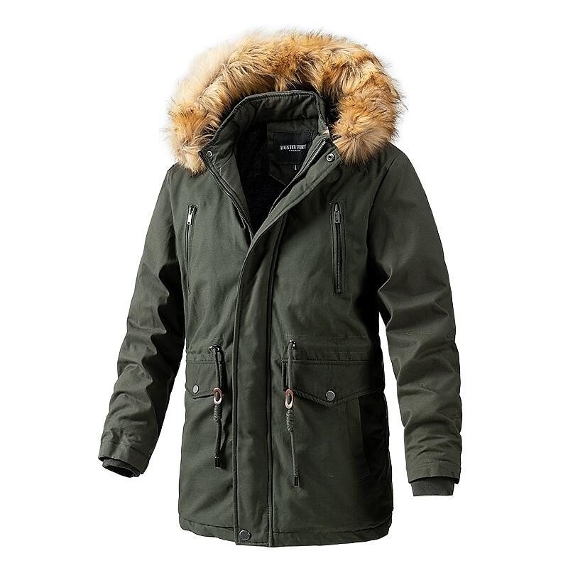 Rogoman Men's Winter Parka Alaska Jacket