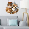 (US Local)Acrylic Special Shape Coffee 5D DIY Diamond Painting Dots Pendant for Window