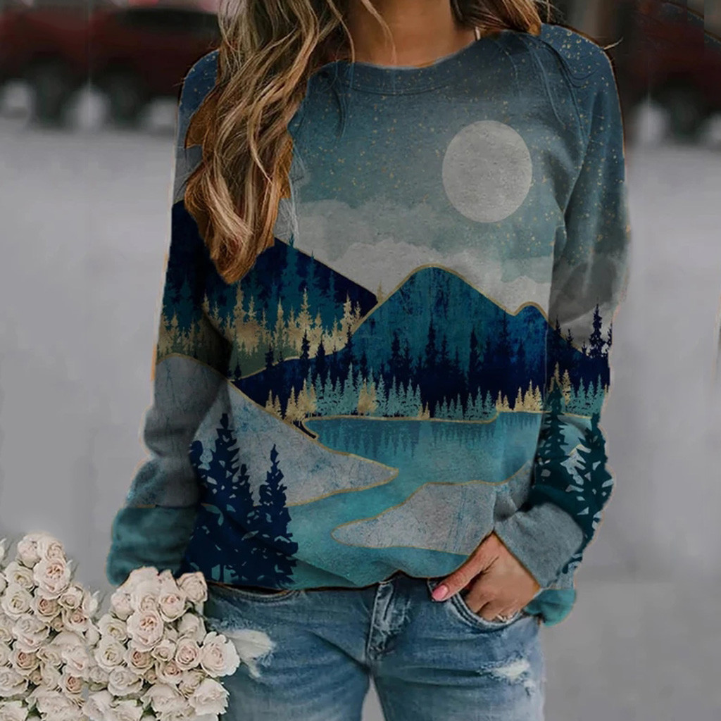 Mature Women's Printed T-shirt