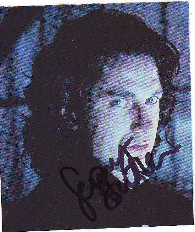 GeraRd Butler (10X12cm) Original Autographed Photo Poster painting (on newsprint)