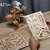 3D Wooden Puzzles for Adults, DIY Fantasy Spaceship Model Kit, 