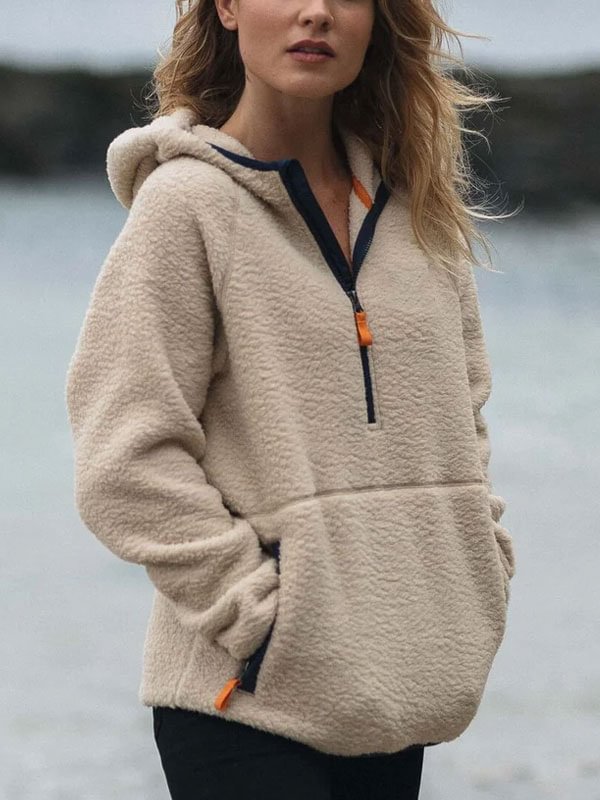 Maine Hooded Recycled Sherpa Fleece