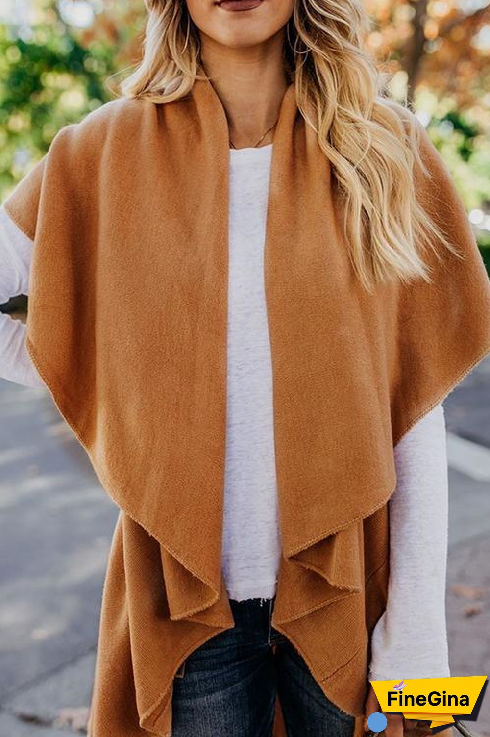Irregular Casual Knit Cardigan Coat
