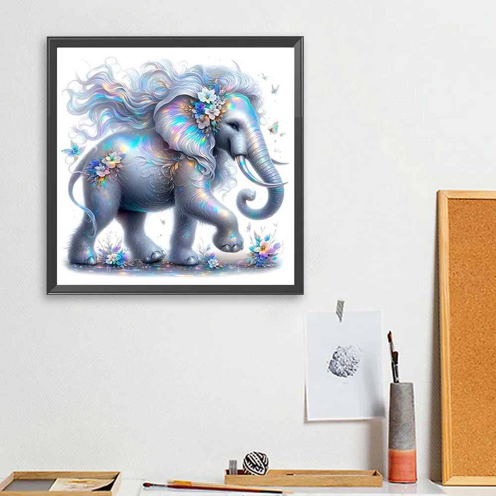 Diamond Painting - Full Square Drill - Elephant(Canvas|35*35cm)