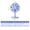 ANIMORE 3 Speeds Adjustable Mini Desktop Fan New USB Desk Cooling Fan Home Computer Creative Quiet Electric Personal Fan 