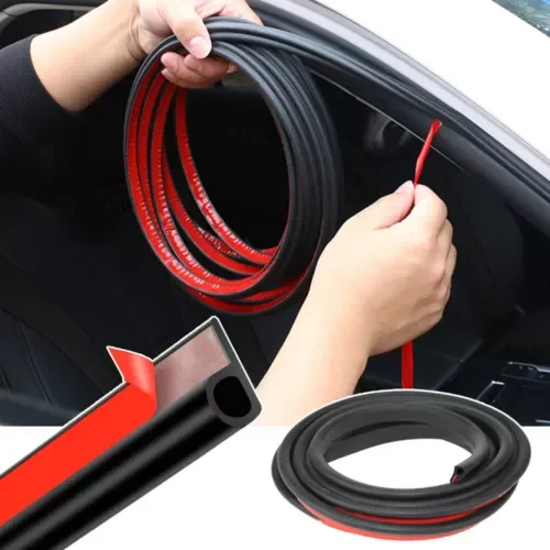 Dronehint 2M Rubber P Type Car Door Seal Strip Soundproof Sealing Strip Weatherstrip Parts (For: Acura) Parts