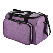 Crochet Hooks Thread Yarn Storage Bag DIY Organizer Holder (Purple)