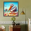 Diamond Painting -DIY Round Drill Seaside Pelican(40x40cm)