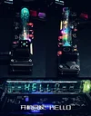 Original IV18 fluorescent tube clock art creative technology sense ornaments table set simulated Nixie tube cyberpunk