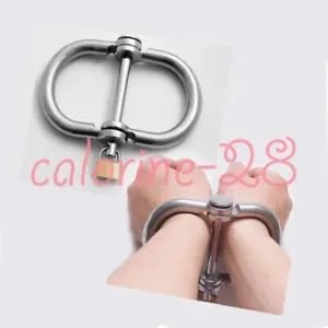 pornhint Pornhint Metal Handcuffs Slaves Restraints Bound Chastity Wrist Lock Couples Games