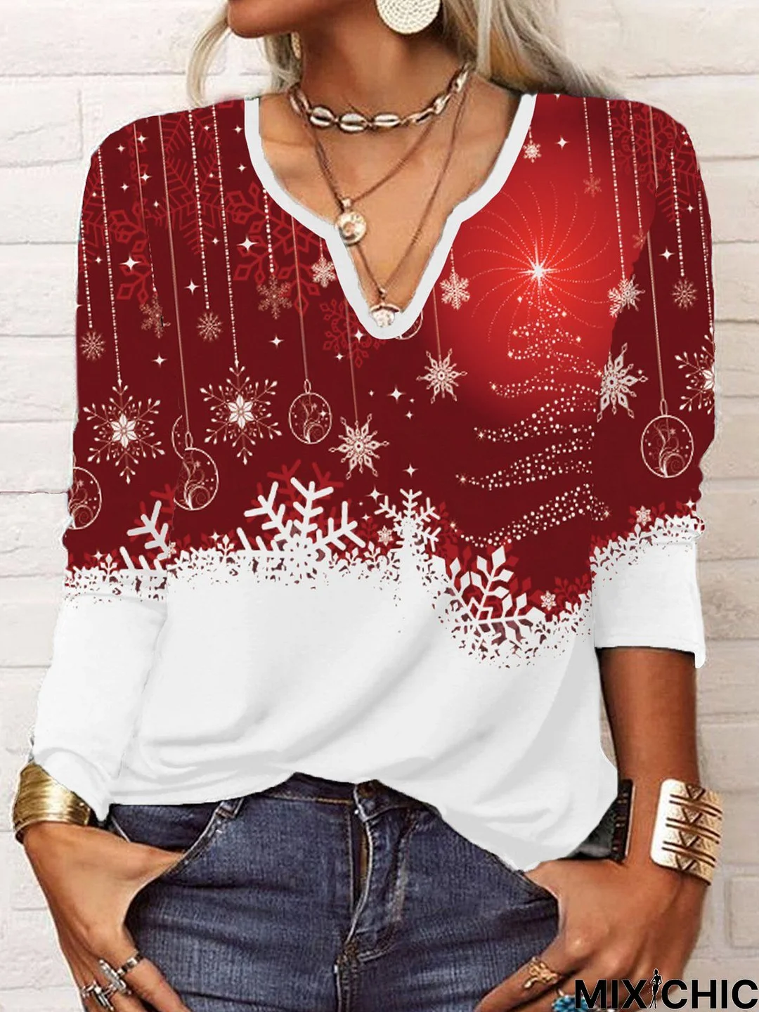 Christmas Casual Long Sleeve T-Shirt