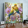 (Pre-Framed)Diamond Painting-DIY Crystal Rhinestone Two Bird(25x25cm)