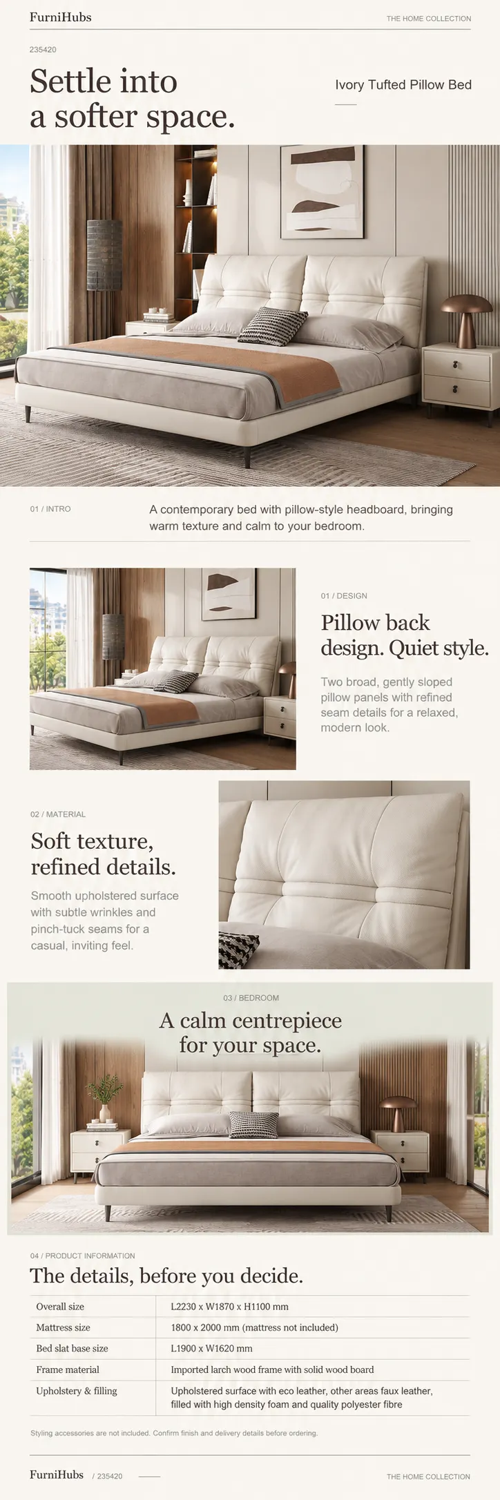 Upholstered Bed 235420