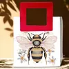 Sac &agrave; main bricolage avec peinture en diamant avec poign&eacute;e carr&eacute;e, peinture en diamant, sacs fourre-tout kits, peintures multi-usages en diamants, sacs &agrave; main cr&eacute;atifs pour femmes, cadeau artisanal (honey insect)