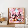 Disney Mickey & Minnie Alphabet-Full Round Diamond Painting 40*40CM