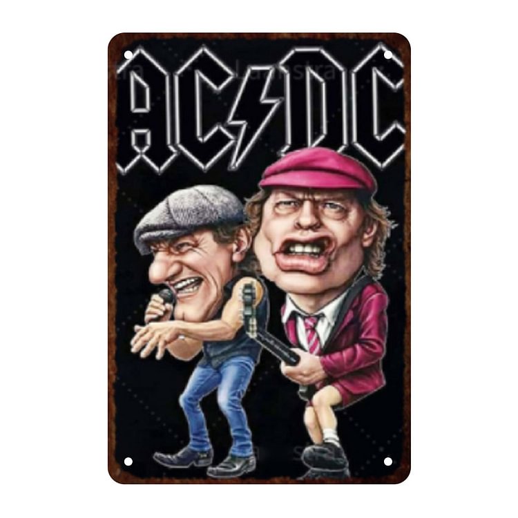 【20*30cm/30*40cm】AC/DC - Vintage Tin Signs/Wooden Signs