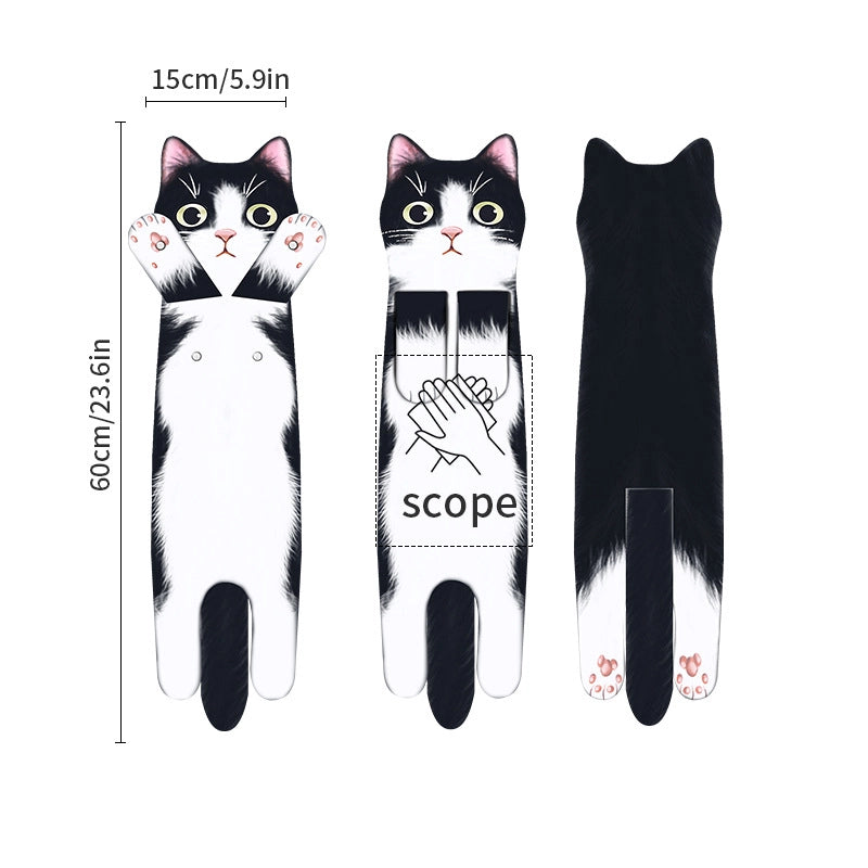 Minimalist Classic Style Cat Superfine Fiber Towels