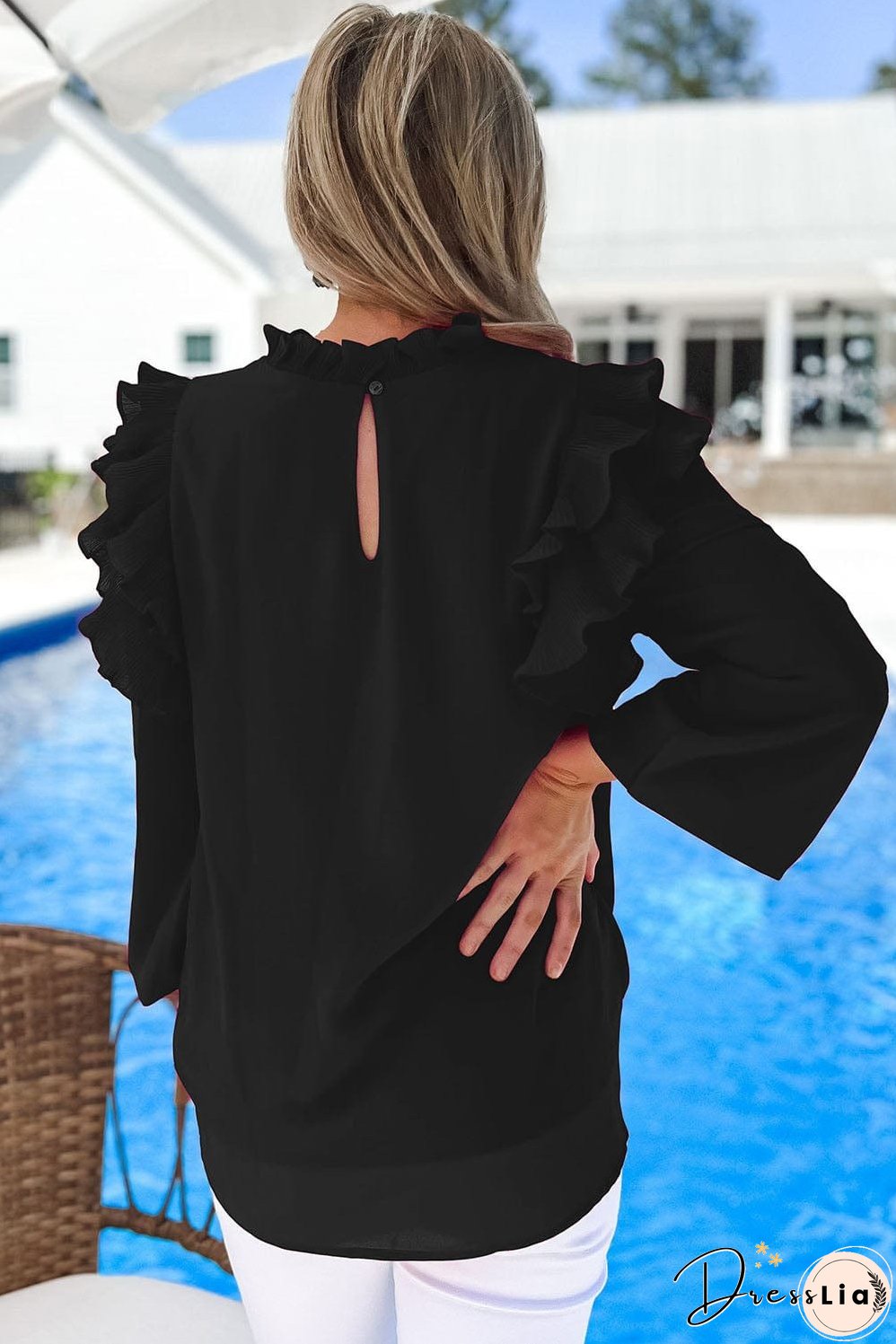 Fashionable Ruffle Blouse