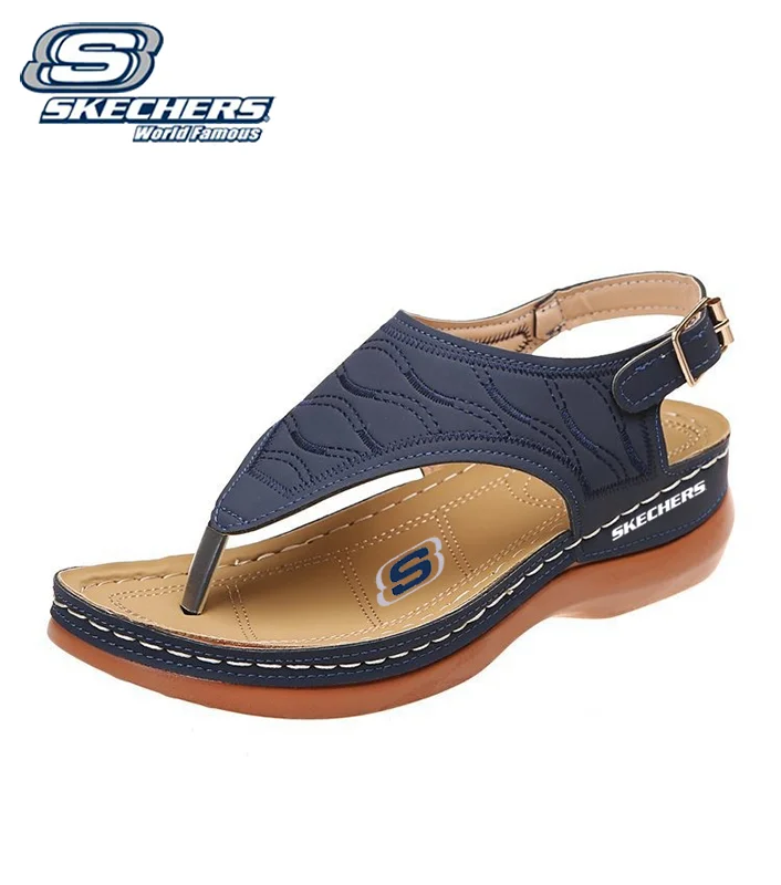SKECHERS® Haftowane Japonki
