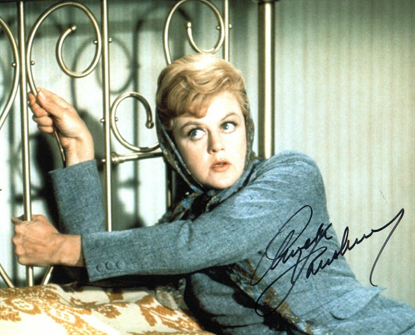 Genuine Hand Signed Angela Lansbury Bedknobs Broom Photo Poster painting 10 x 8 Photo Poster painting Autograph