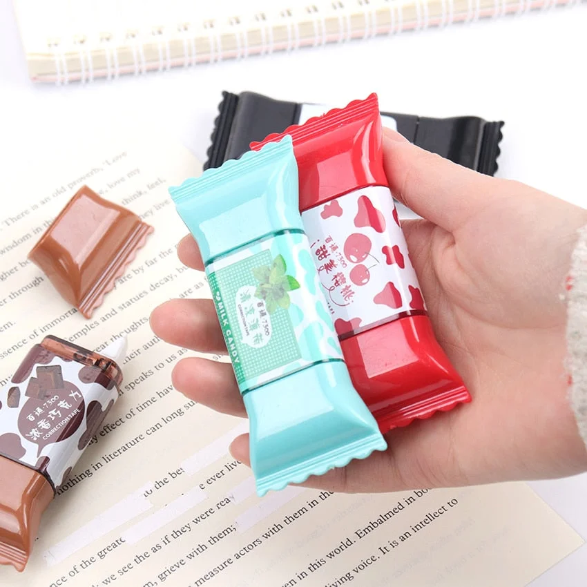 1PC Sweet Candy Correction Tape Creative Modeling Correcting Tape Students Kawaii 3.5m Student Gift School Supplies