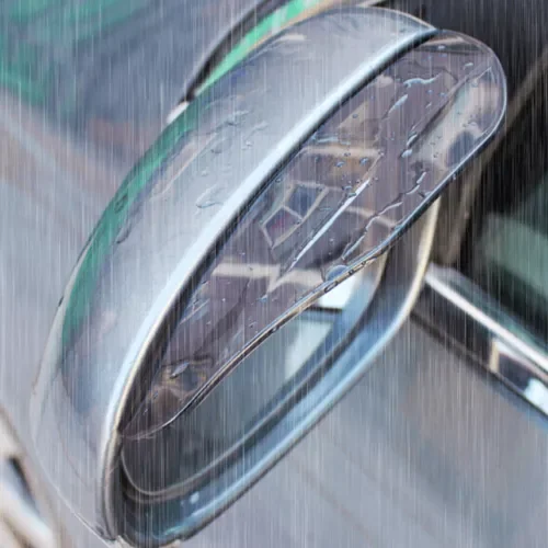 Dronehint 2x Car Rear View Side Mirrors Rain Board Eyebrow Guard Sun Visor Black Parts New (For: Acura) Parts