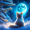 Diamond Painting-DIY Full Round Drill Star Cat