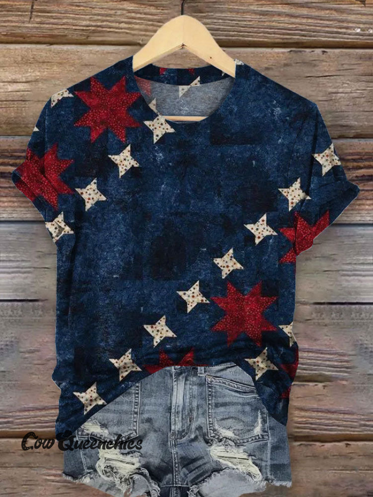 Vintage Art Print T-shirt Multicolor / S