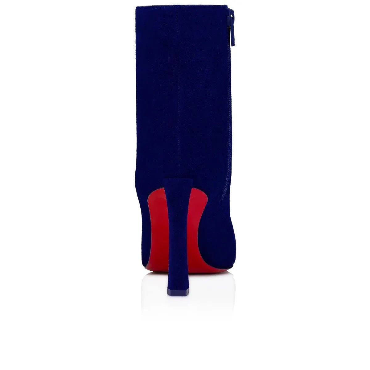 85mm Women's  Suede Red Bottom Ankle Boots  Special Heel Boots-vocosishoes