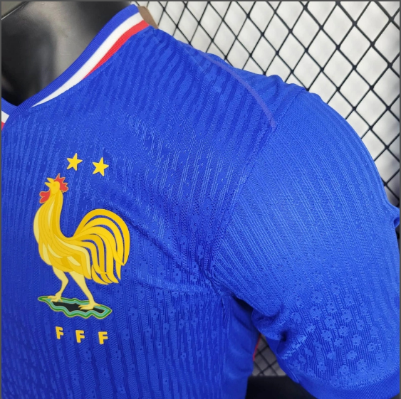 2024 France Home Player Version Men's Football T-Shirt Thai Quality