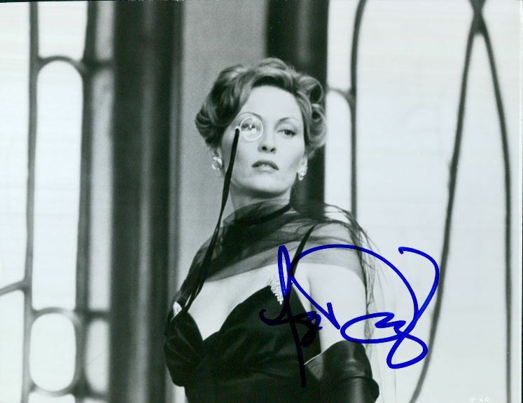 Faye Dunaway signed in-person 8x10 Photo Poster painting