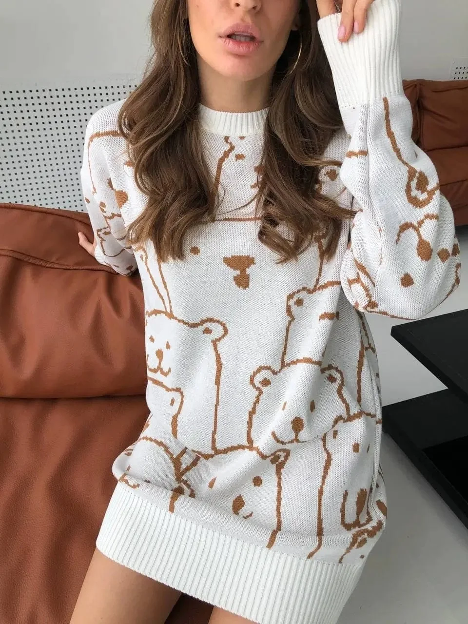 Cute Bear Long Sweater